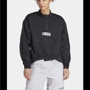 adidas Performance
TERREX UTILITAS HALF-ZIP -
Sweatshirt - black